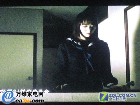 索尼 KLV-46X200A液晶電視的畫(huà)面咒怨視頻表現(xiàn)