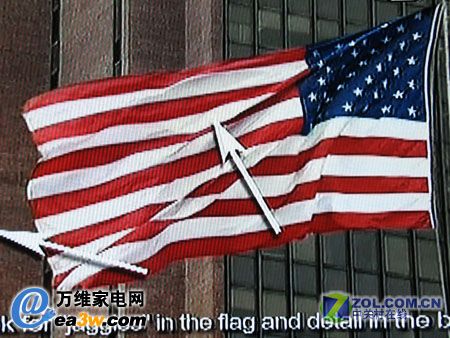 明基 VA421液晶電視HQV主觀測(cè)試參考圖片-國(guó)旗