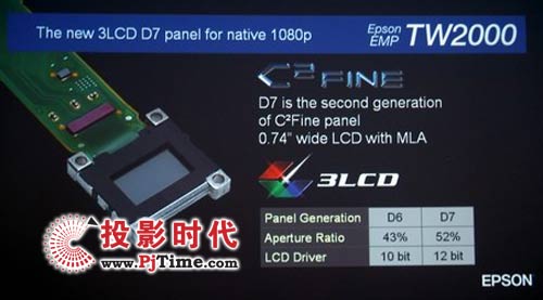 愛(ài)普生D7液晶面板