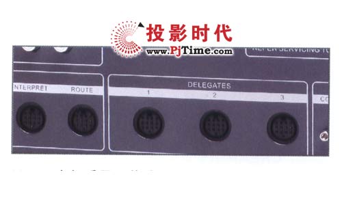 M3101會議系統(tǒng)主機(jī)采用13芯接口