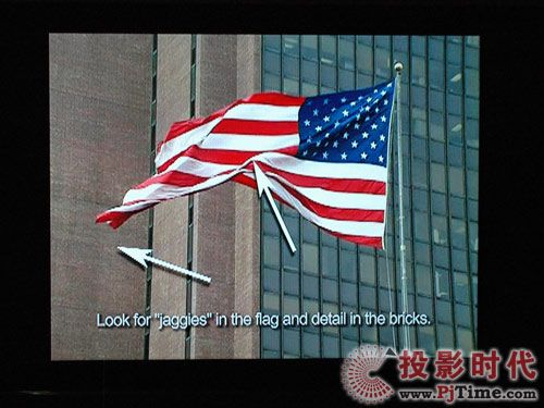 創(chuàng)維42L03RF液晶電視:噪點(diǎn)、鋸齒、移動(dòng)文字測(cè)試
