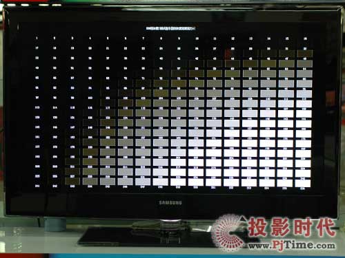 三星UA40B6000VF液晶電視:灰階對(duì)比度測(cè)試
