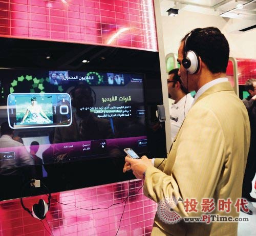 Zain巴林商店的未來(lái)特征的數(shù)字標(biāo)牌