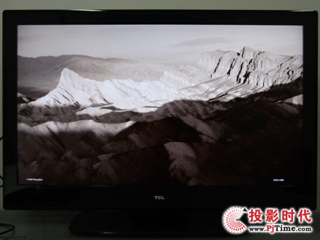 TCL L46P10FBE藍(lán)光互聯(lián)網(wǎng)電視:灰階對比度測試