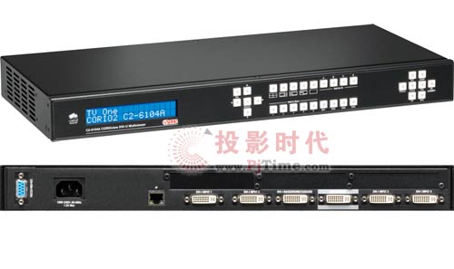 TVONE推出CORIOview C2-6104A 4畫(huà)面DVI-U處理器