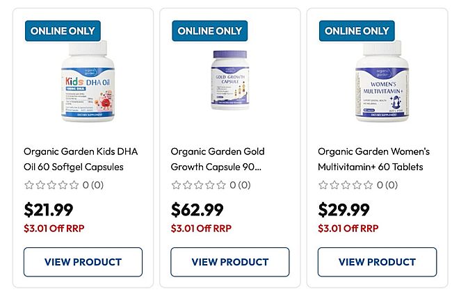 mͯIB(yng)ƷOrganic GardenWꑰChemist Warehouseƽ_